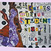 Collage that reads "Student Night"
